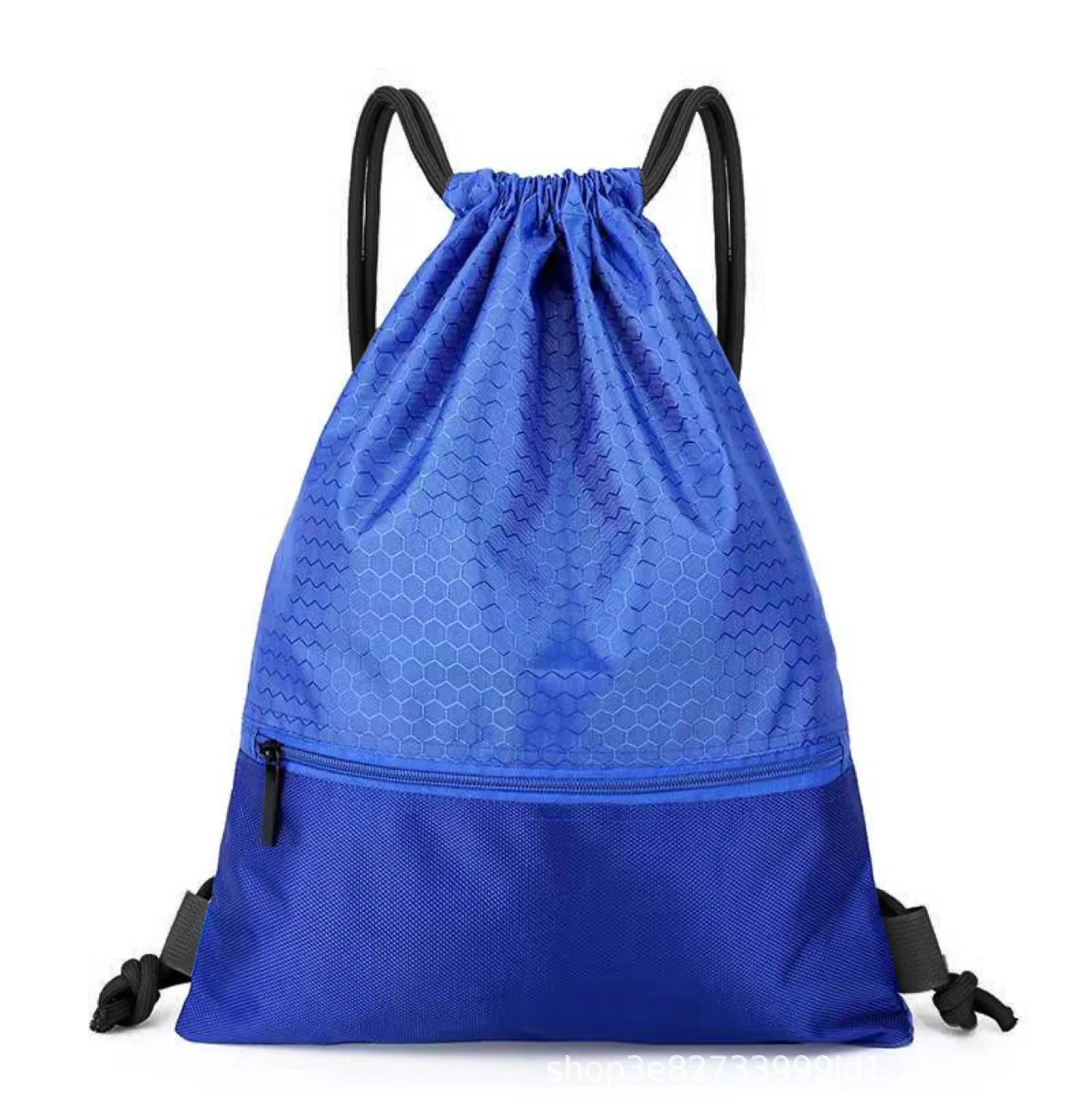 Drawstring Backpack Large Capacity Sports Backpack Man Wear-resistant Gym Bag Lightweight Basketball Backpack Sport Bag Yoga Bag Oasis Select Blue