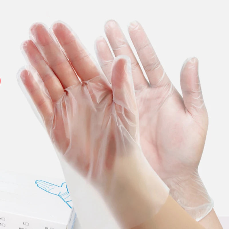 50-Pack Disposable PVC Gloves – Multipurpose Powder-Free