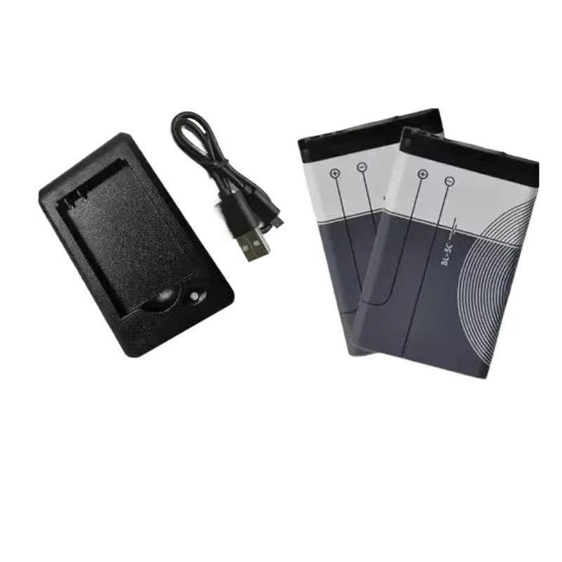 BL-5C 3.7V 1020mAh Battery BL5C BL 5C Rechargeable Batteries for Nokia 2112 2118 2255 2270 2280 2300 2600 2610 3125 3230 Oasis Select