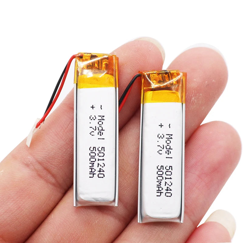 501240 Battery 3.7V 500mAh Li-Polymer Rechargeable Battery 501240 Li Po Lithium Cells For GPS Bluetooth Earphone MP3 MP4 051240 Oasis Select