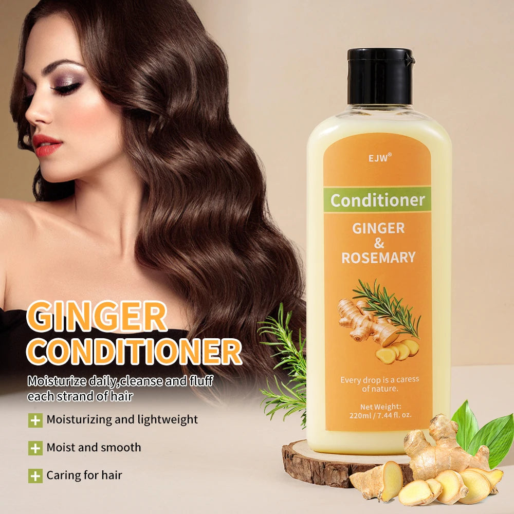 Ginger Shampoo & Conditioner Set for Thinning Hair | Men & Women Hair Care Set Oasis Select