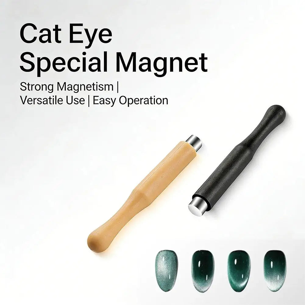 Cat Eye Nail Magnet Wand – Dual-Head Cylindrical Gel Tool Nail Art Magnet Oasis Select
