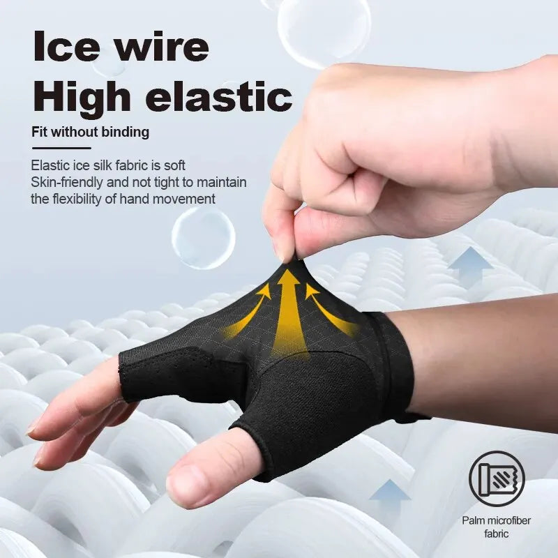 X-TIGER Cycling Gloves Half Finger Shockproof Wear Resistant Breathable MTB Road Bicycle Gloves Men Women Sports Bike Equipment Oasis Select