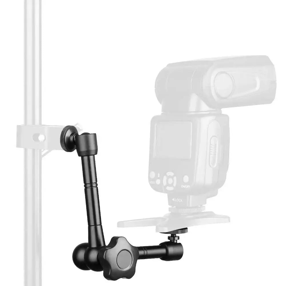 11 Inch Metal Adjustable Articulating Magic Arm Super Clamp for Flash LCD Monitor LED Video Light SLR DSLR Camera Accessories Oasis Select