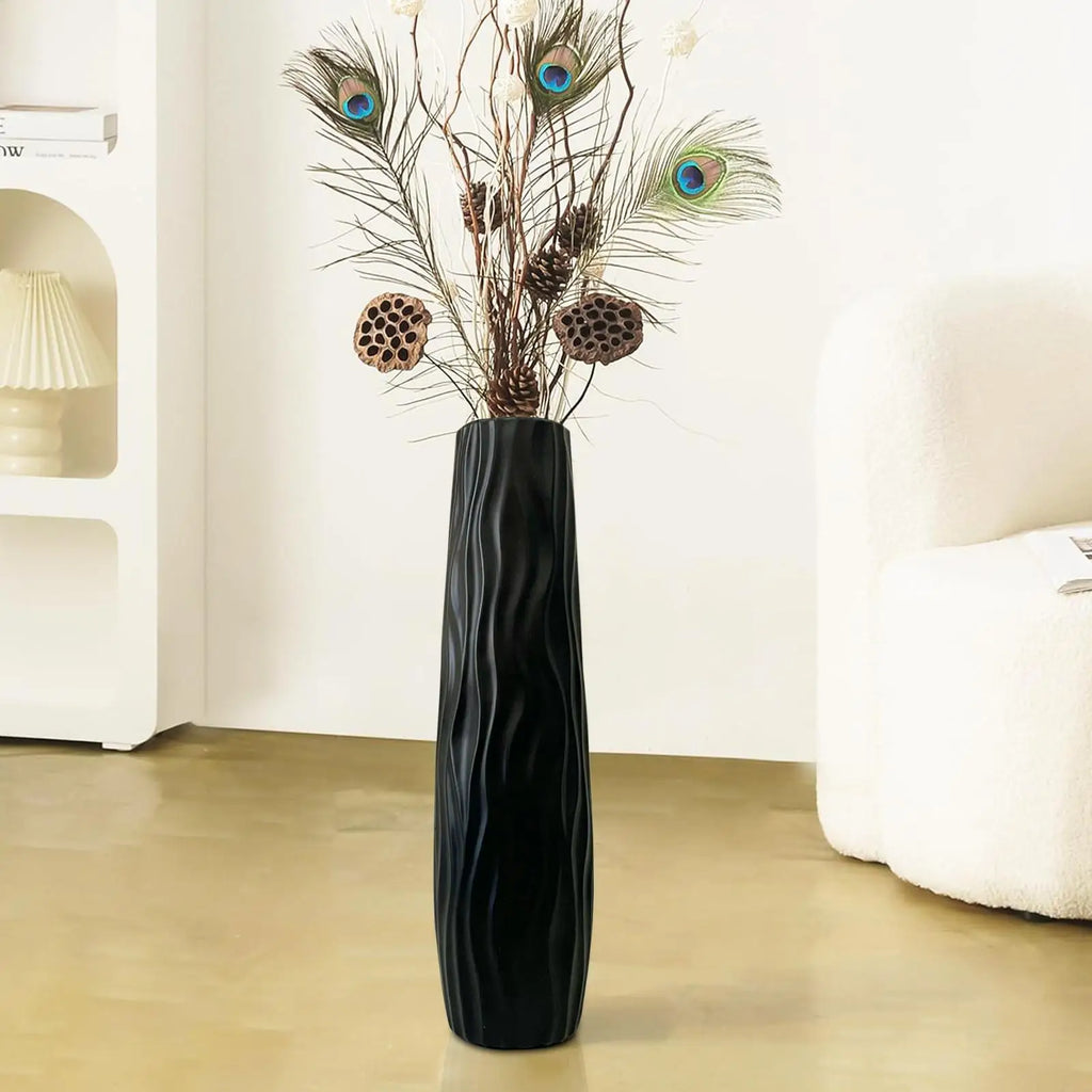 Large floor vase simple European-style plastic vase for hydroponics suitable for dried flower arrangements plant pots for homes Oasis Select