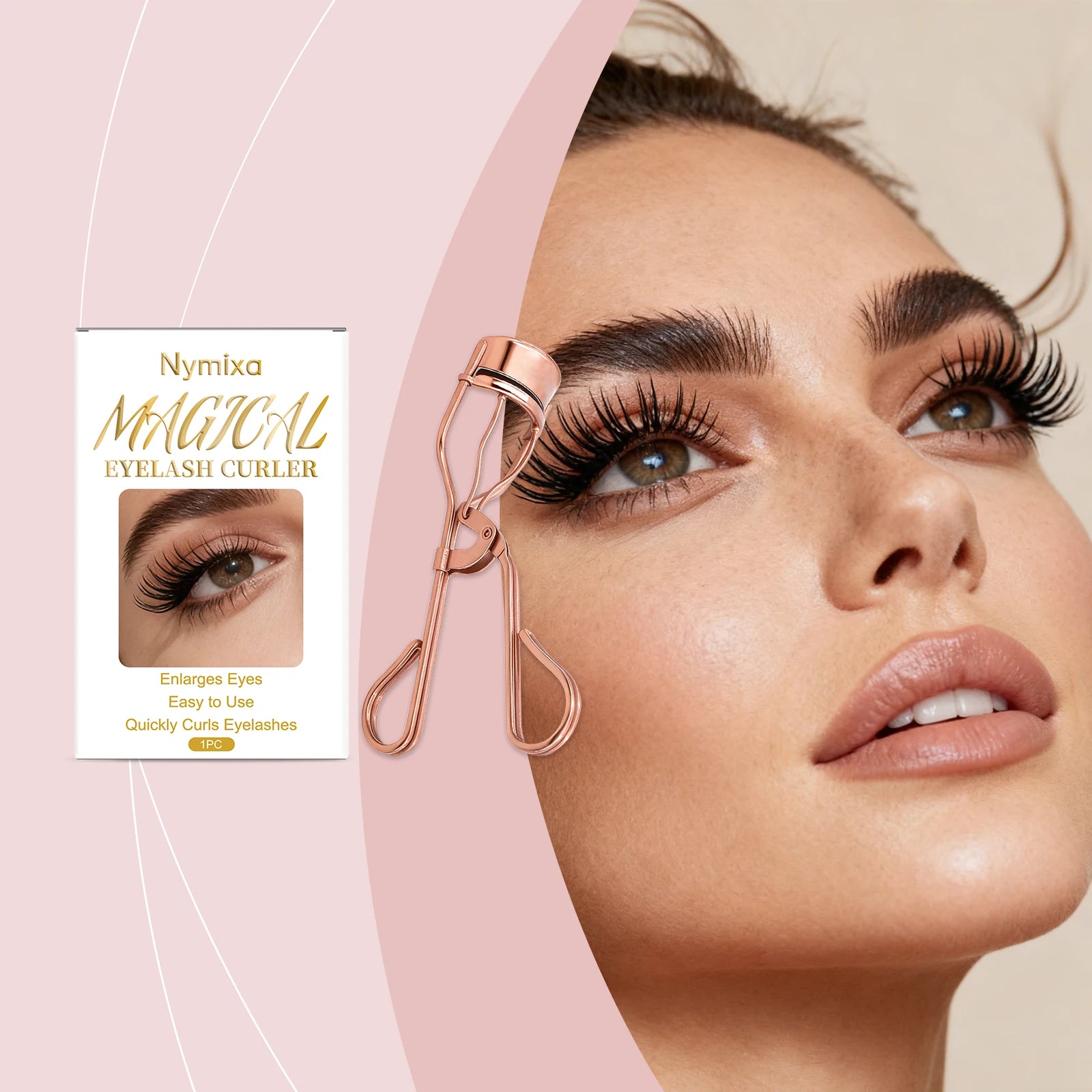 Eyelash Curler Professional Carbon Steel Natural Curl Long Lasting Beauty Essential Easy Use Beginner Friendly Makeup Tool Oasis Select