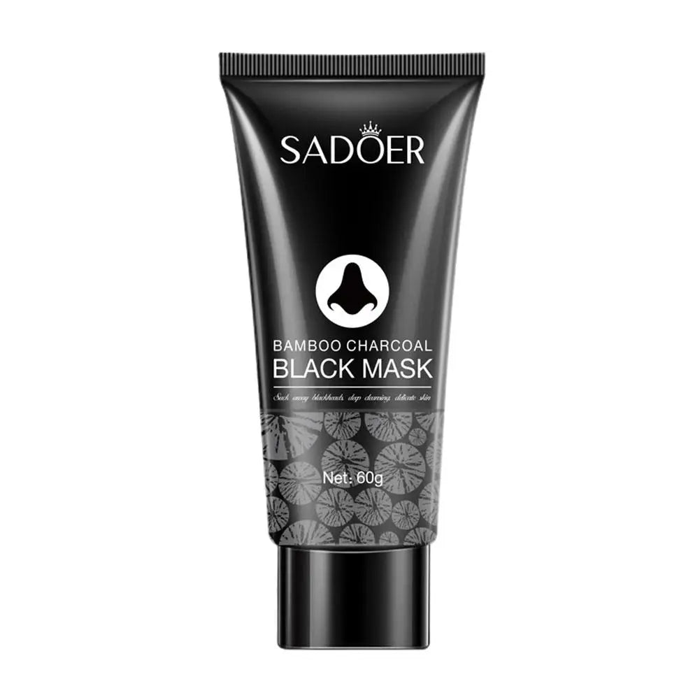 60g Bamboo Carbon Black Mud Facial Mask Active Carbon Deep Cleansing Purifying Remove Blackhead Strawberry Nose Remover Oasis Select B China