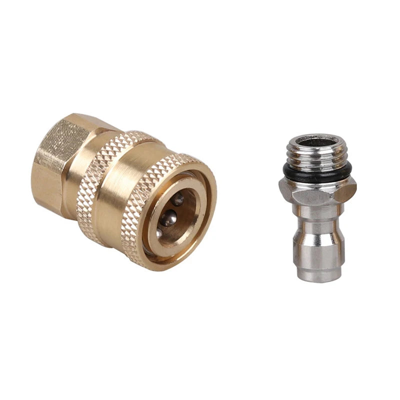 Car Washer Foam Lance Connector 1/4 Inch Quick Connect Socket And Quick Connect With Female M14 For Pressure Washer Water Gun Oasis Select A3