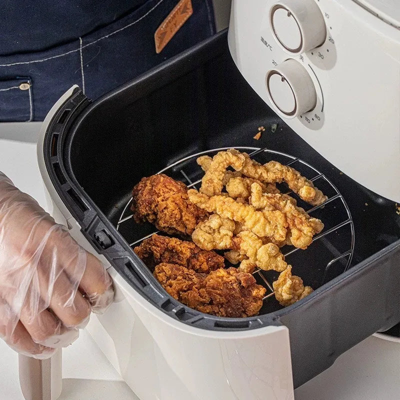 Stainless Steel Air Fryer Steamer Rack – Double-Deck BBQ Grid Air Fryer Steamer Rack Oasis Select
