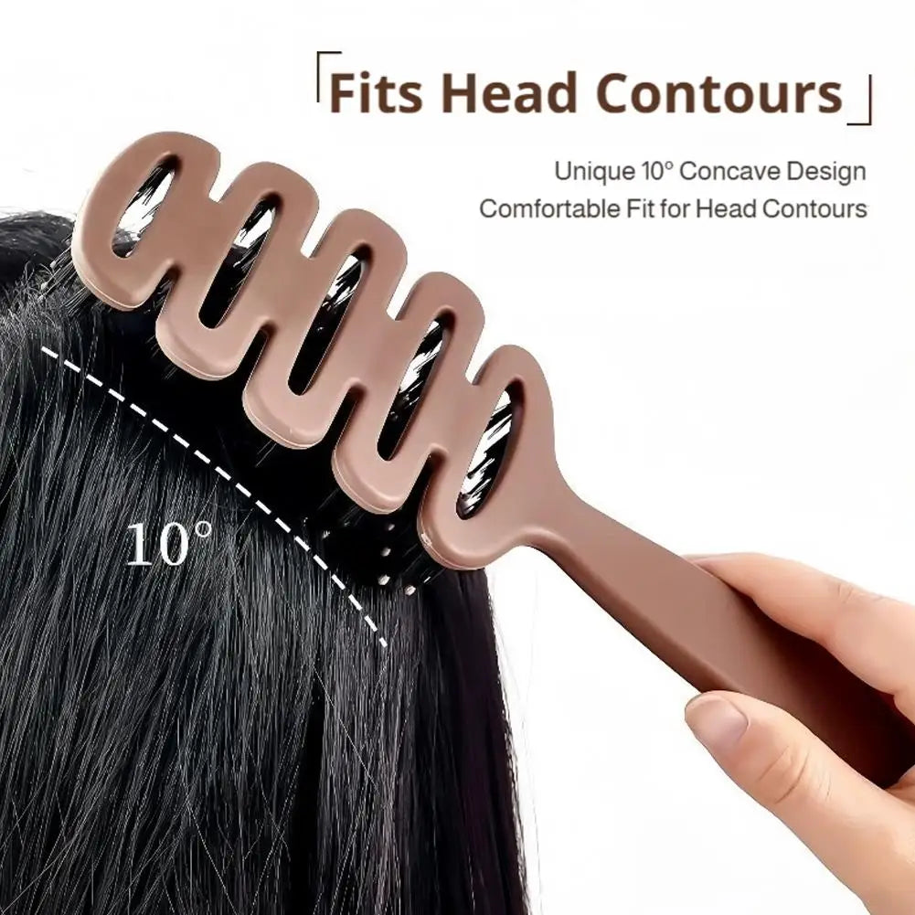 Pinecone Hair Brush – Anti-Tangle, Scalp Massage & Blow Dry