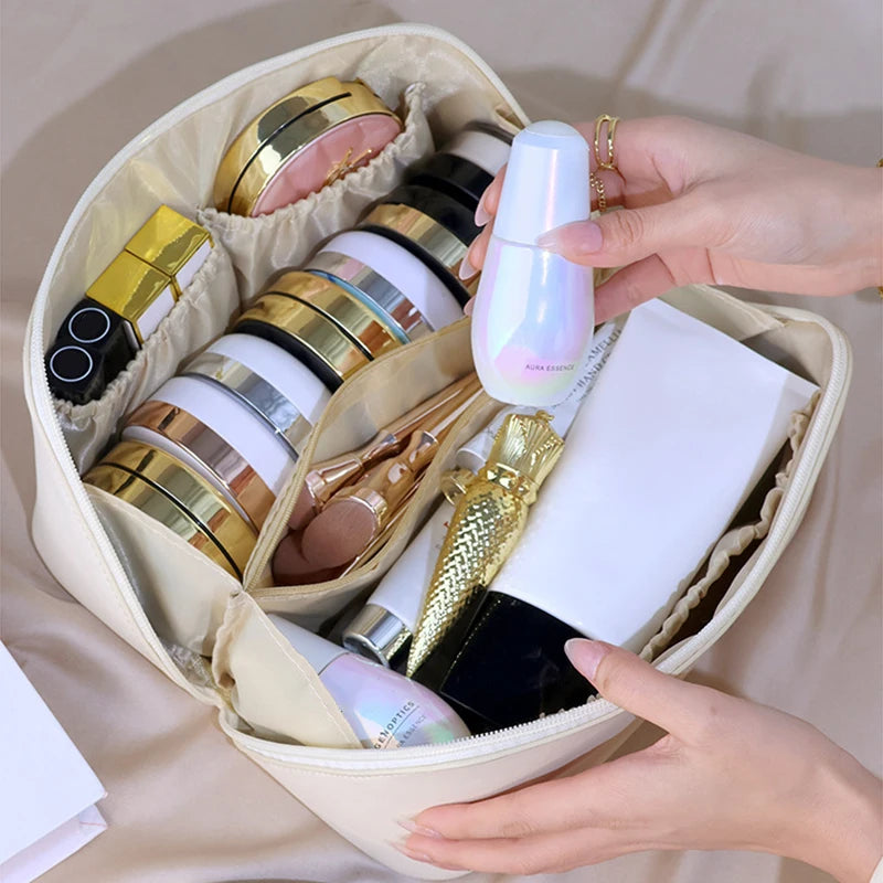 Women's Waterproof Travel Cosmetic Bag | Portable Makeup Pouch
