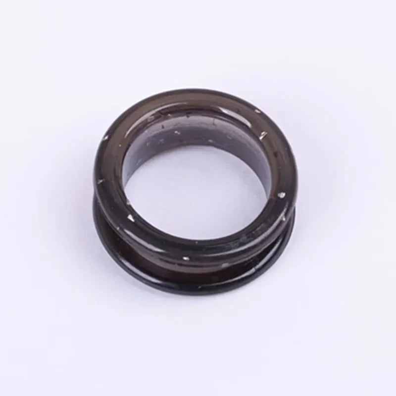 10/5PCS Silicone Finger Rings for Cat Dog Hair Scissors Professional Pet Grooming Scissors Protector Cutting Curved Shears Oasis Select Black 10pcs