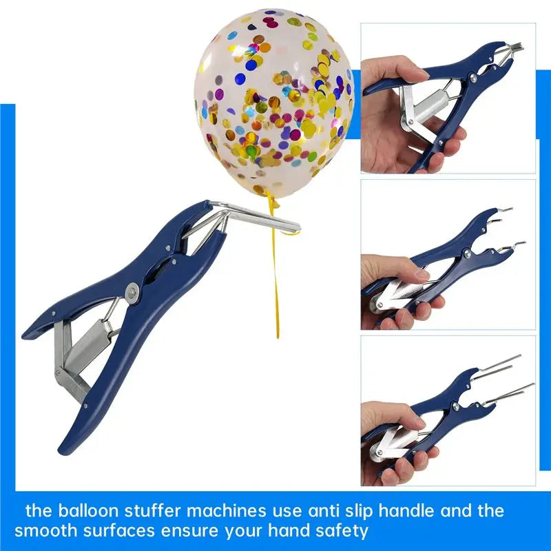 LIKE WISH Balloon Opening Tool 2 Pieces Balloon Expansion Tool Filling Confetti Mouth For Transparent Bobo Balloon Opener Oasis Select