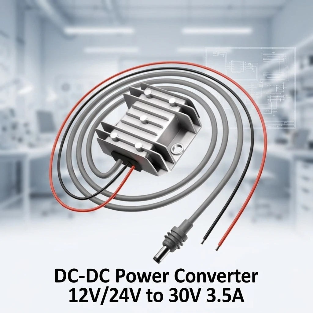 DC-DC Step-up Module 12V to 30V 3.5A 105W Power Supply Booster with DC Power Cord for Starlink Mini Step up Power Cord Oasis Select