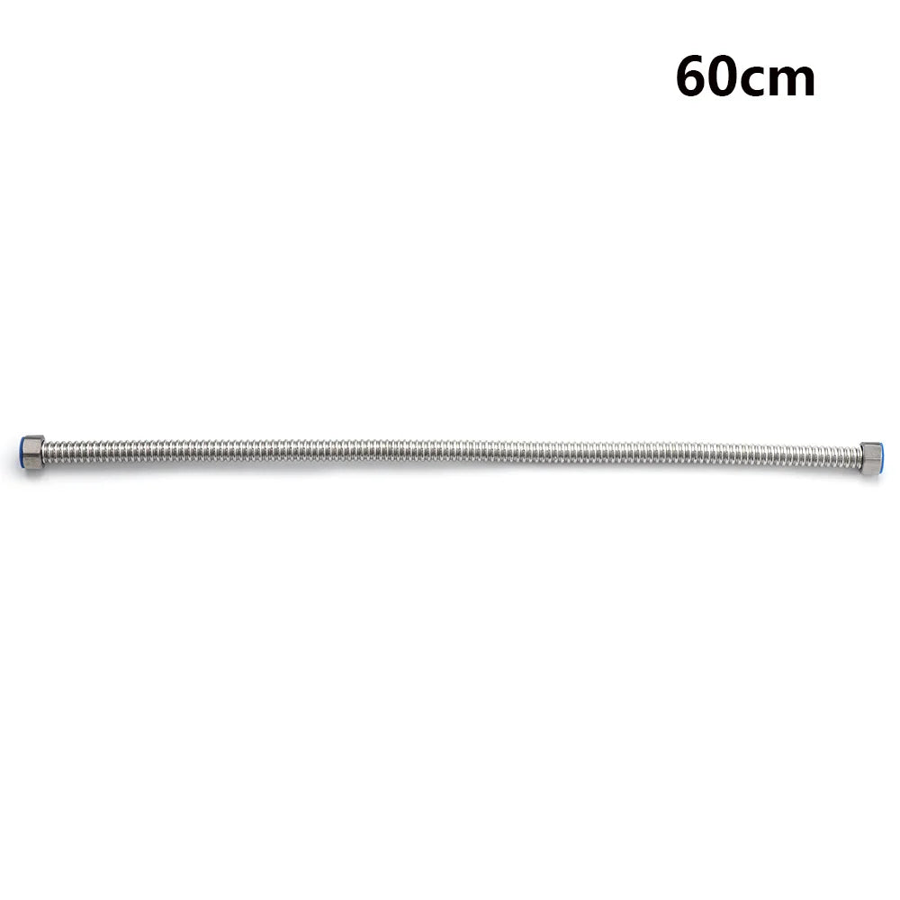 G1/2" Useful Home Durable Stainless Steel Plumbing Corrugated Pipe Hose Tube Water Heater Connector Oasis Select 60CM