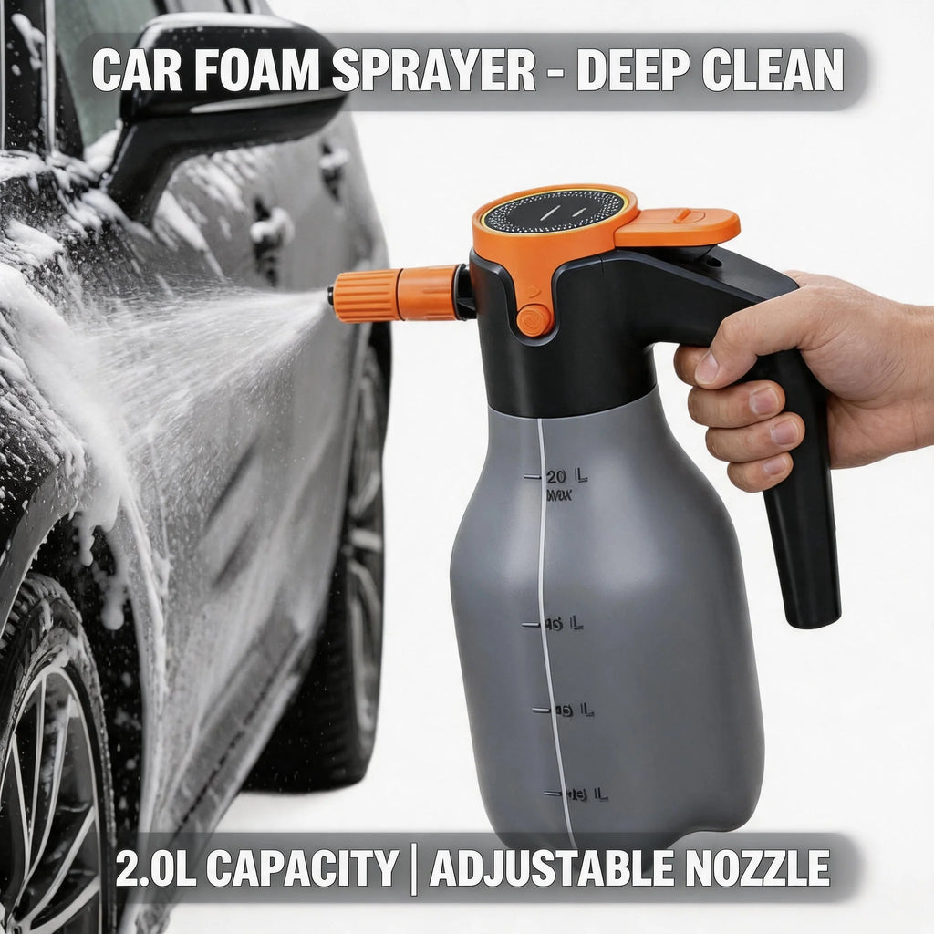 Multi-Purpose Car Detailing Electric Foam Sprayer Rechargeable Washer Kit High Pressure Large Capacity Outdoor Cleaning Tool Oasis Select