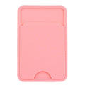 TPU Back Paste Card Holder Set Back Paste Adhesive Mobile Phone Back Paste Card Holder Anti-theft 6.2*9.5CM Wallet Case Oasis Select pink