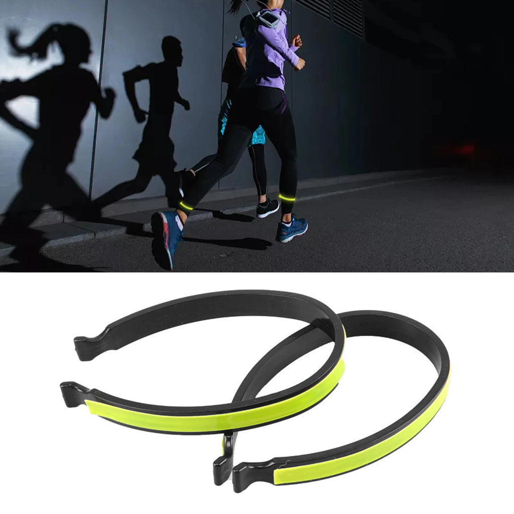 Reflective Clips Bicycle Pants Clip Our Bike Pants Clips Are Coated With Reflective Material 10.1 Cm X 1.1 Cm 2pcs/4pcs Oasis Select