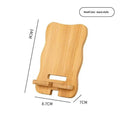1pcs Wooden Desktop Phone Holder Desktop Lazy Mobile Phone Stand Tablet Stand Universal Multi-Functional Wooden Stand Oasis Select A1