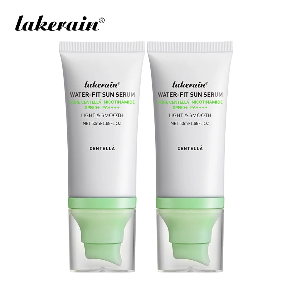 Sunscreen SPF 50 Centella Asiatica No Sticky Refreshing Sunscreen 50ml Sunscreen Essence for Dry Oily Sensitive Skincare Oasis Select 2pcs
