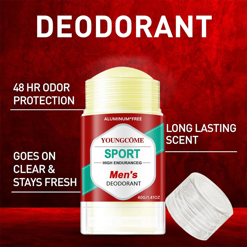 YOUNGCOME Honey Peach Deodorant Stick – Aluminum Free 1-3 Pack