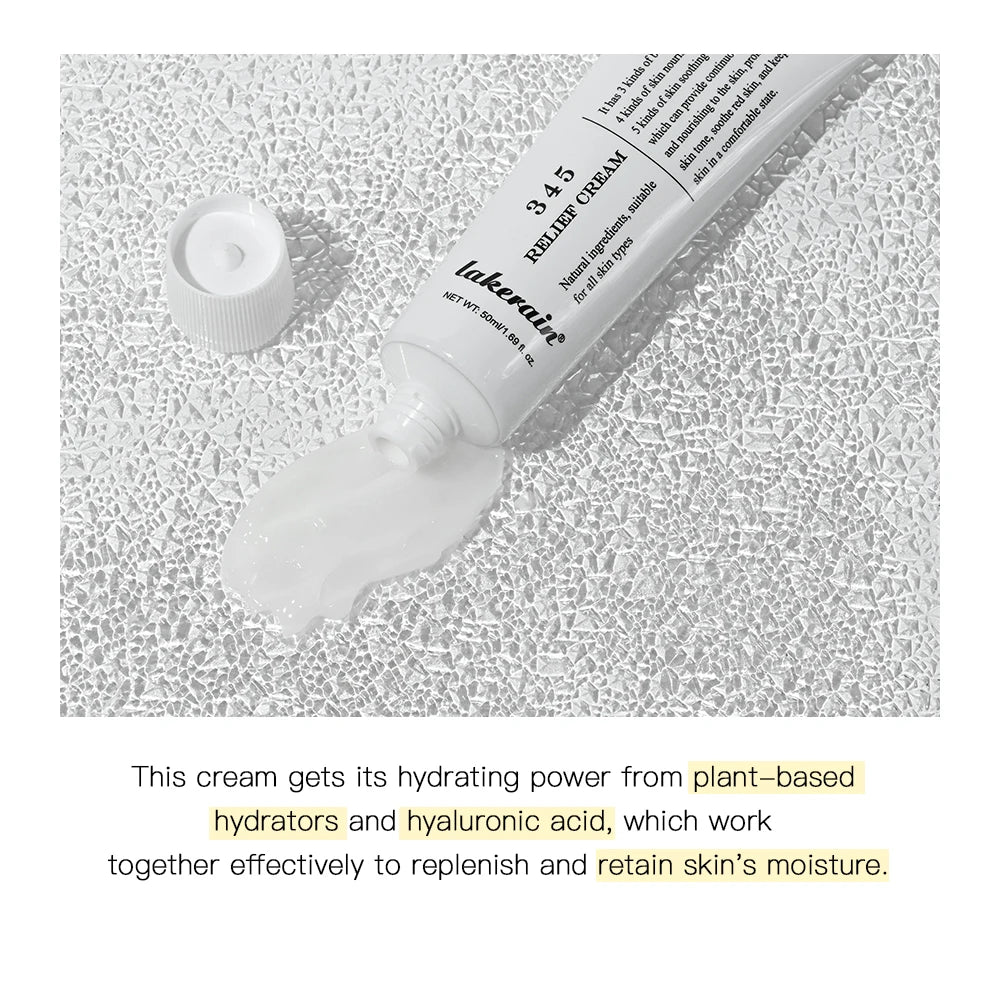 345 Relief Cream Address Blemishes Nourish Skin And Provide Moisturizing And Calming Lifting Beauty Moisturizer Korean Product Oasis Select