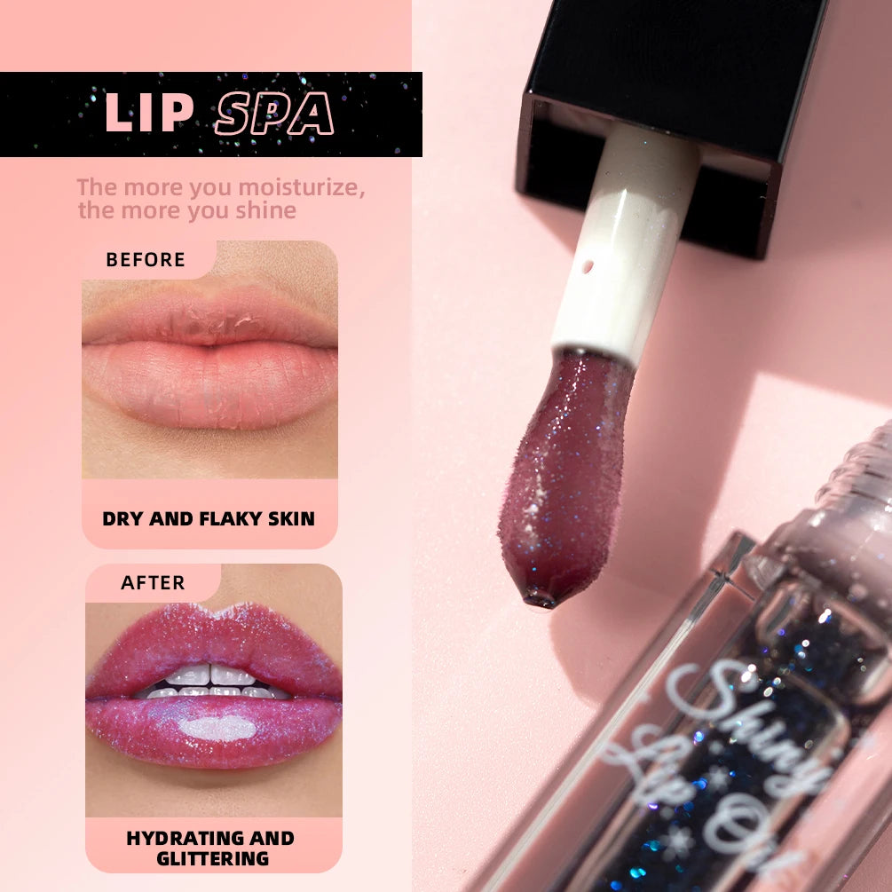 QIBEST Color-Changing Diamond Mirror Lip Gloss Oil | 4.6ml