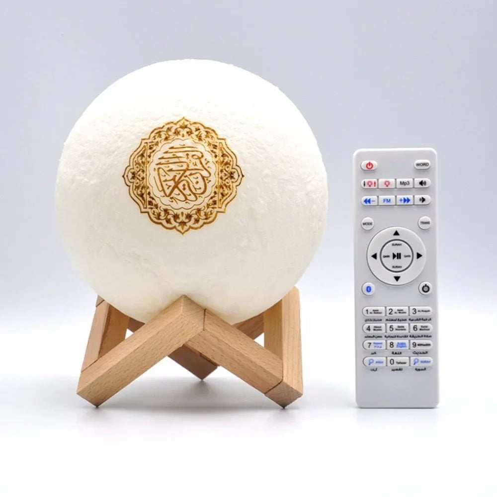 Quran Azan Night Light Bluetooth Speaker | Islamic MP3 Player