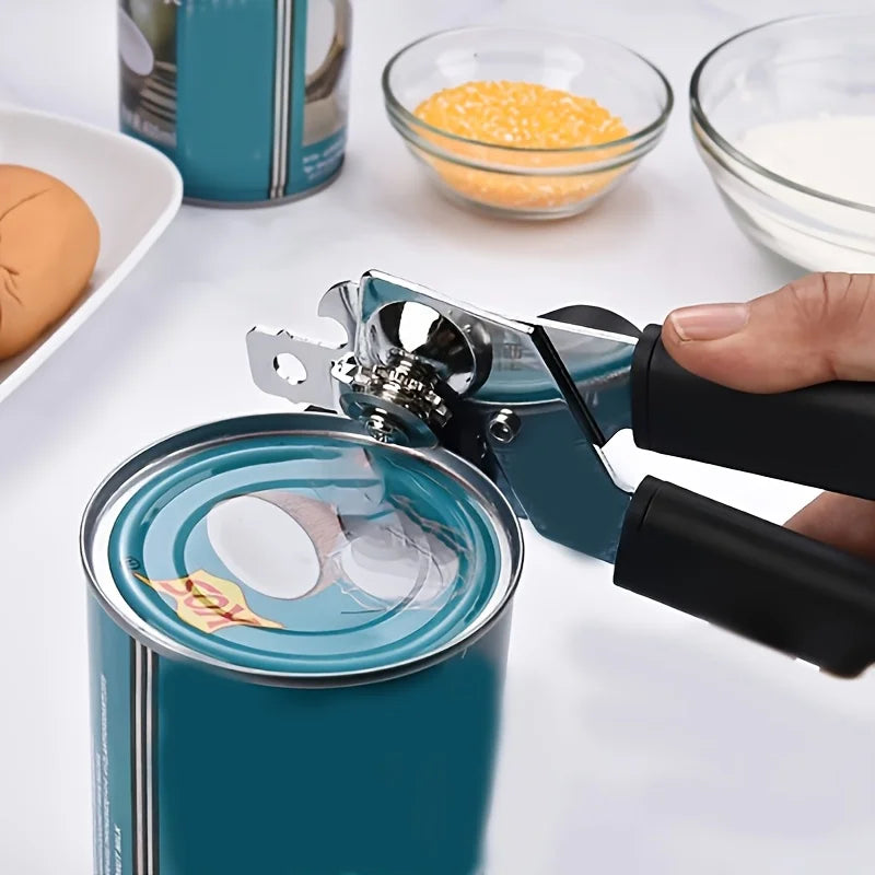 1pc Stainless Steel Multifunctional Professional Can Manual Can Opener Craft Beer Grip Can Opener Bottle Opener Kitchen Gadgets Oasis Select