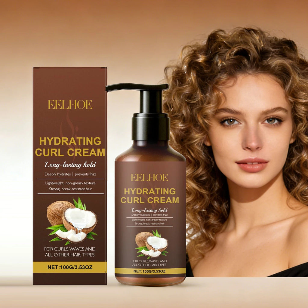 EELHOE Curl Styling Cream – Anti-Frizz & Moisturizing 100g Curl Styling Cream Oasis Select Default Title