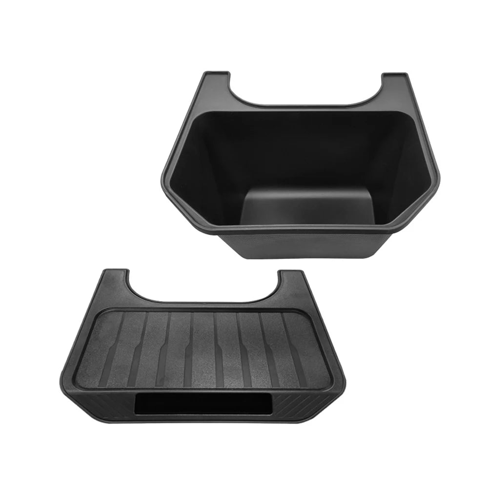 Rear Seat Storage Box for Tesla Model Y 3 Highland Organizer Center Console Bins Backseat Trash Can Garbage Bag Tray Accessories Oasis Select