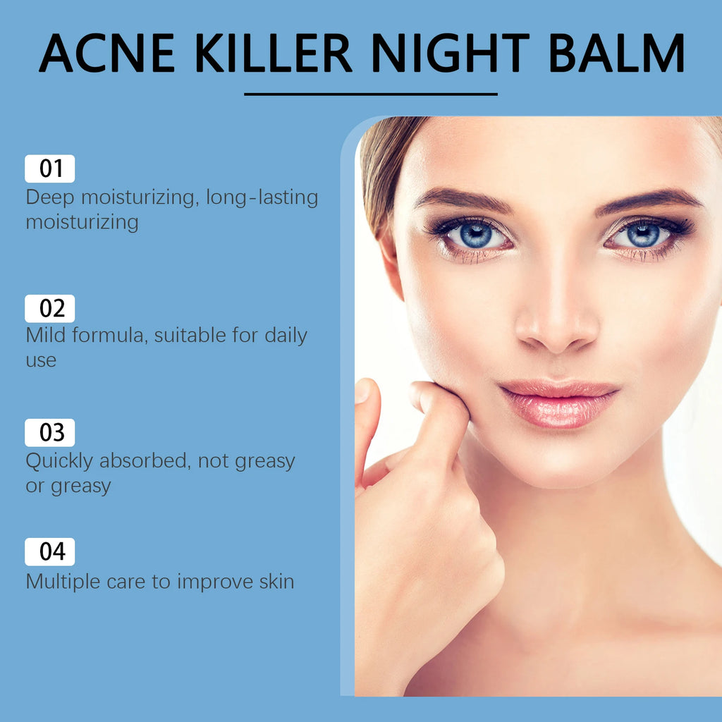 Acne Removal Face Cream Gently Balances Skin Oil Refreshing Skin Care Shrink Pores Oil Control Hydrating Anti Acne Cream Oasis Select
