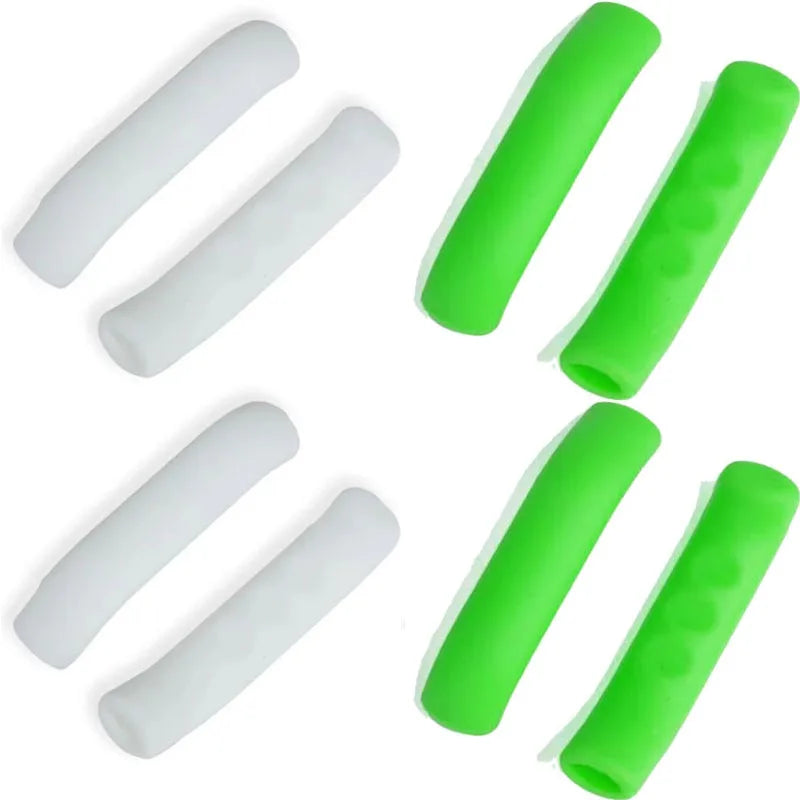 1/4Pairs Bike Brake Lever Protective Silicone Bicycle Lever Grips Bicycle Brake Handle Cover Bicycle Accessories Oasis Select 4pairs-Mix 3