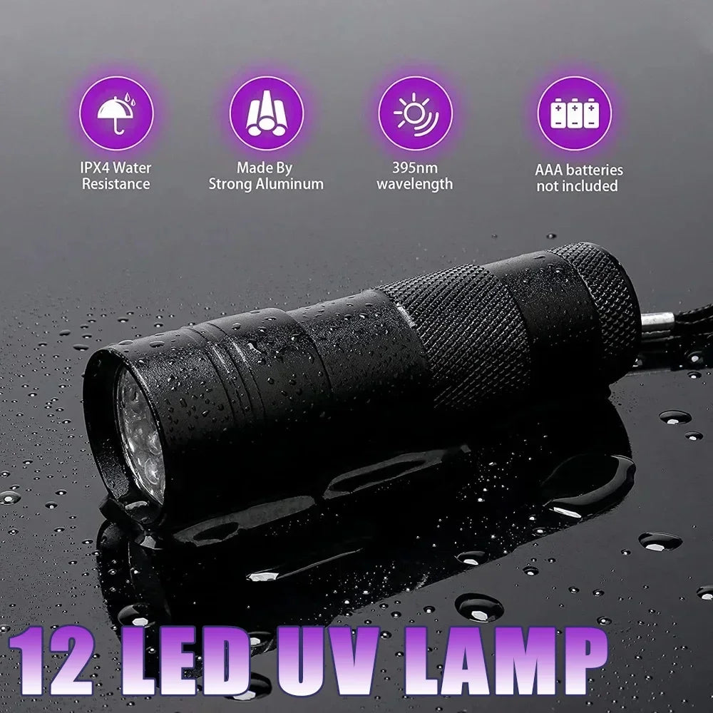 395nm UV Blacklight Flashlight – Pet Stain & Scorpion Finder
