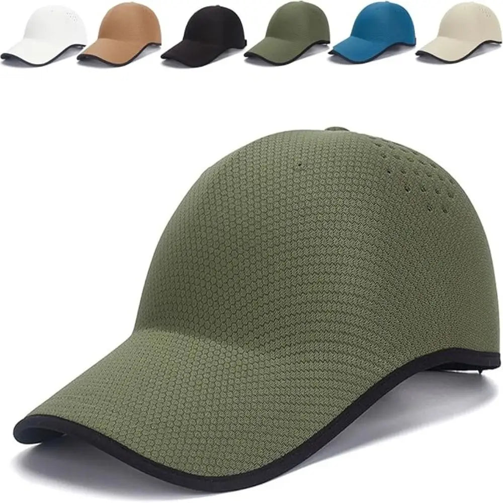 New Design Seamless Baseball Cap Quick Drying Lightweight Sports Hat Packable Breathable Visor Cap Oasis Select
