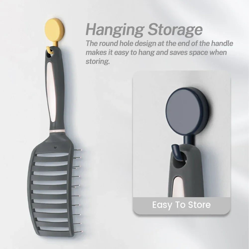 Detangling Hair Brush – Bristle & Nylon Scalp Massage Comb Detangling Hair Brush Oasis Select