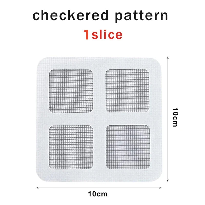 Window Screen Repair Tape Self Adhesive Mesh Tape Door Window Net Broken Holes Repairing Fix Patch Anti Insect Mosquito Oasis Select 1PCS-Slice