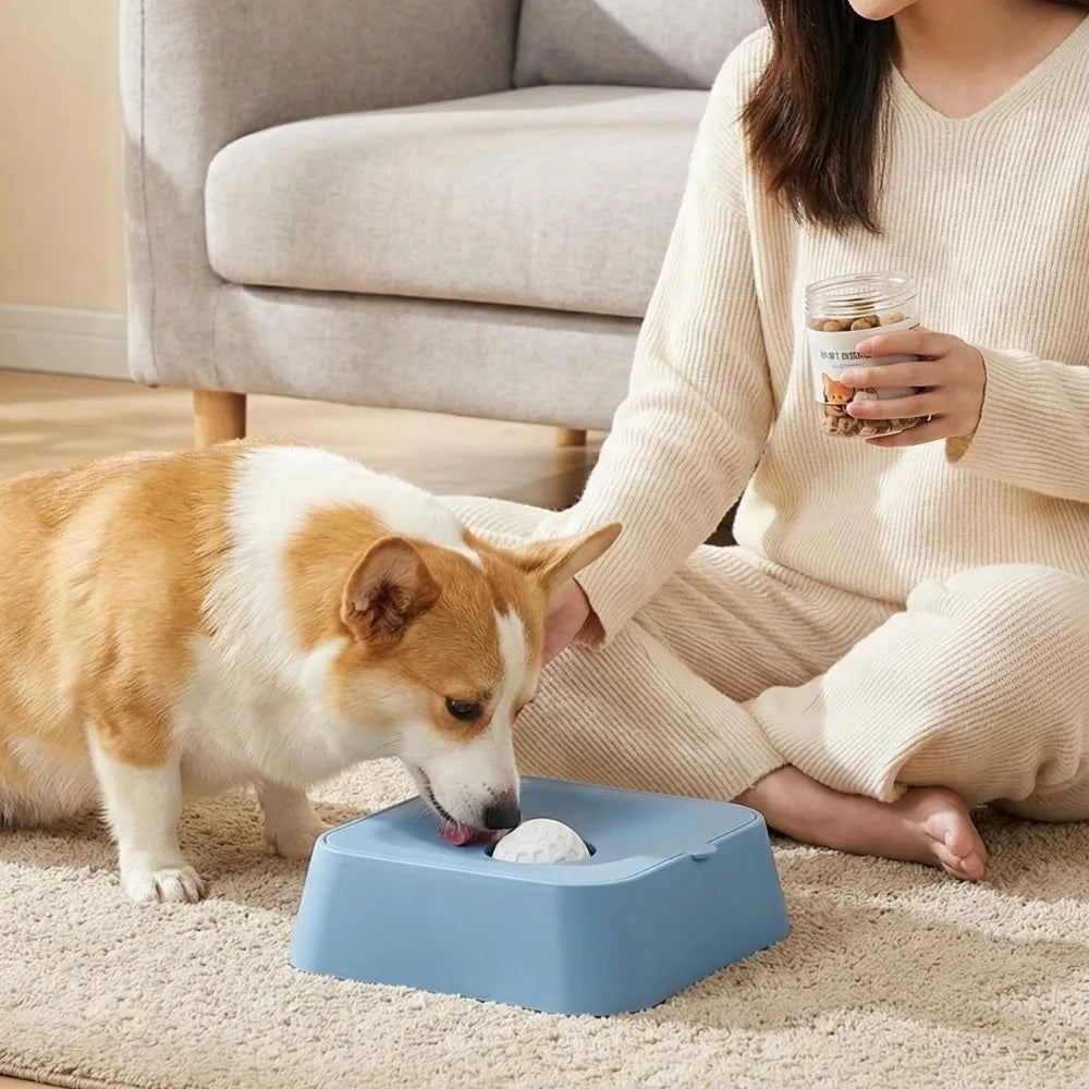 Anti-Slip Dog Licking Bowl | Slow Feeder & Travel Pet Bowl