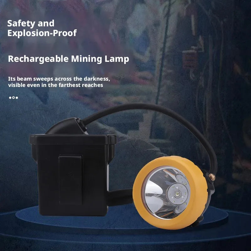 SHINEKNOT LED Headlamp – Waterproof Rechargeable Mining Light