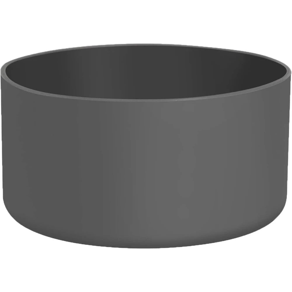 Silicone Bottom Boot for Wide Mouth Water Bottles – Fits 12-40oz Tumblers Shock-Absorbing Anti-Slip Base Cover Protective Sleeve Oasis Select Black