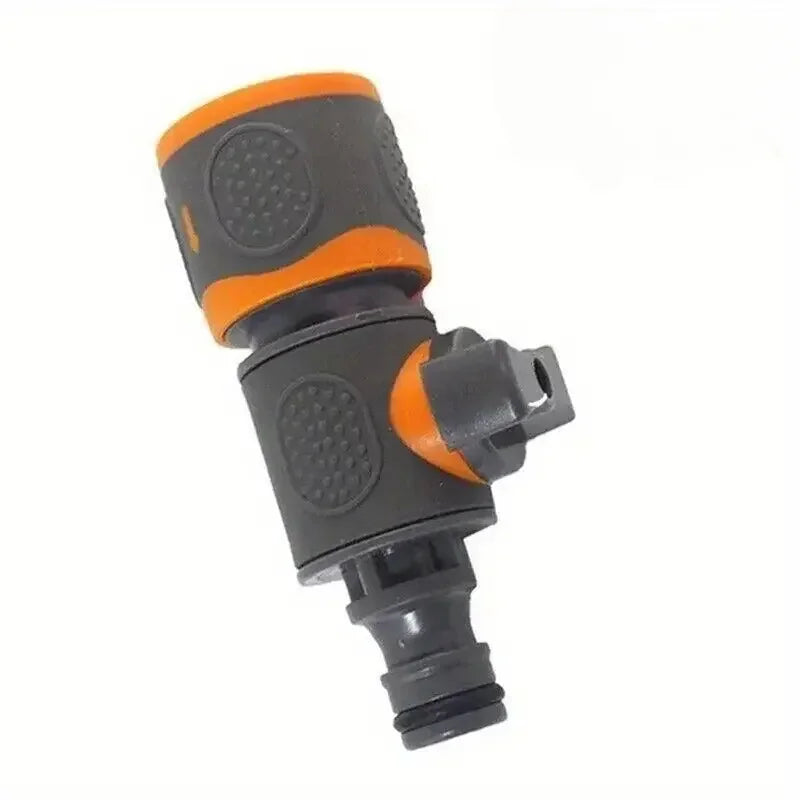 Quick Connect Garden Hose Adapter with Shut-Off Valve - Fit for 1/2", 3/8", 1/4", & 3/4" Hoses Ideal for Lawns Gardens Car Wash Oasis Select
