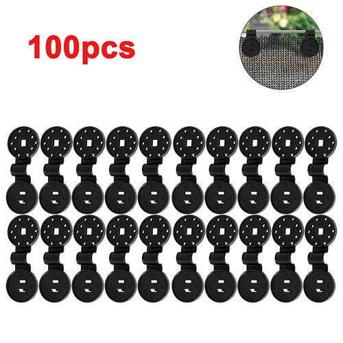 100-Pack Shade Cloth Snap Clips | Greenhouse Net Clamps Shade Net Clips Oasis Select Default Title