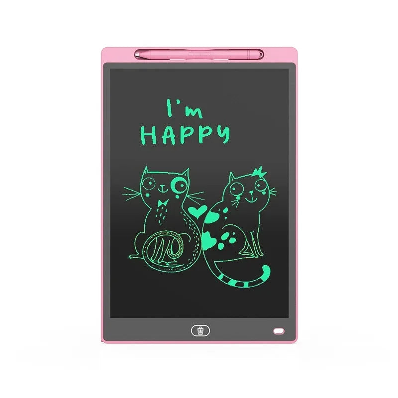 16 inch LCD Drawing Board Writing Tablet Digit Magic Blackboard Art Painting Tool Kids Toys Brain Game Child's Gift Oasis Select light pink 16in