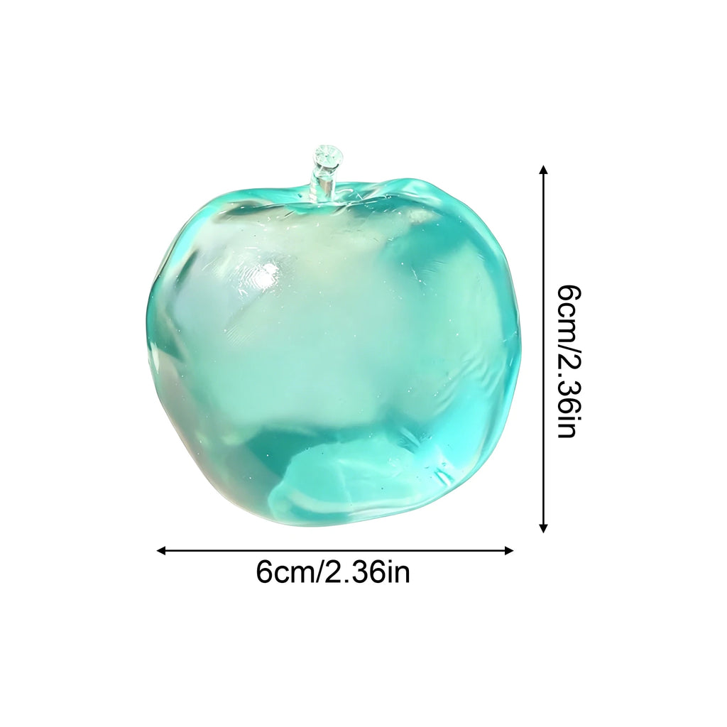 Squishy Green Apple Stress Ball – Fidget Sensory Toy for ADHD Fidget Stress Ball Oasis Select D One Size