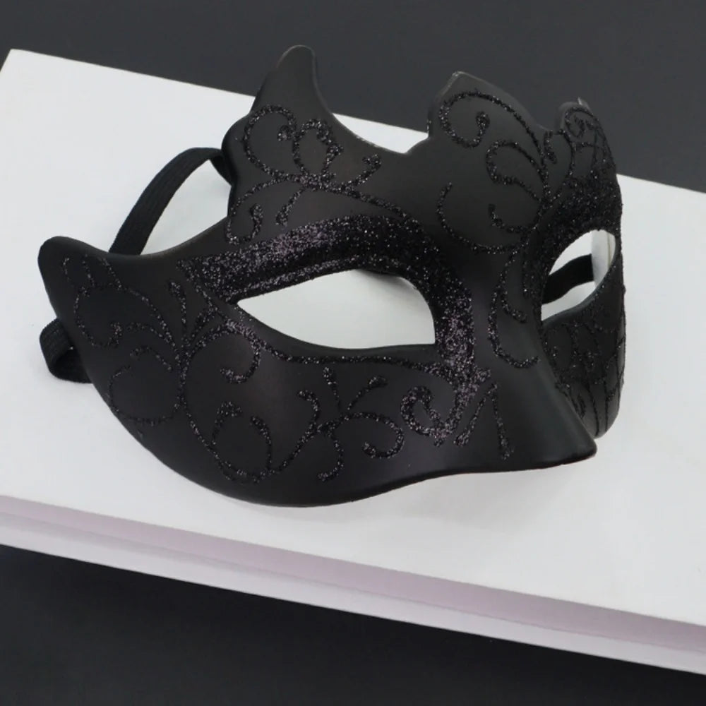 2PCS/set Couple Masks Lace Women Mask Men Painted Half Face Mask Eye Mask Set Party Masquerade Wedding Decoration Costume Prom Oasis Select
