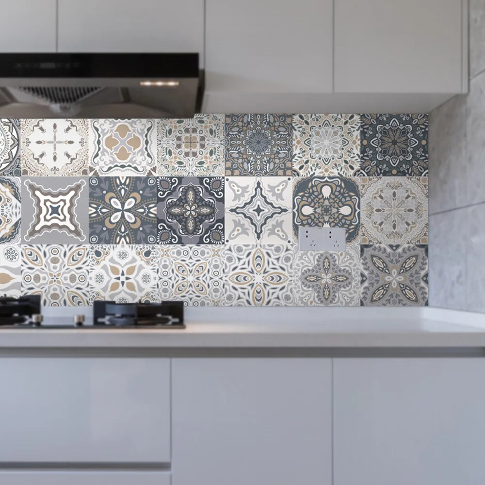 Film mosaic tile paste retro tile kitchen bathroom decoration DIY Wall paste floor paste For Wall Oasis Select