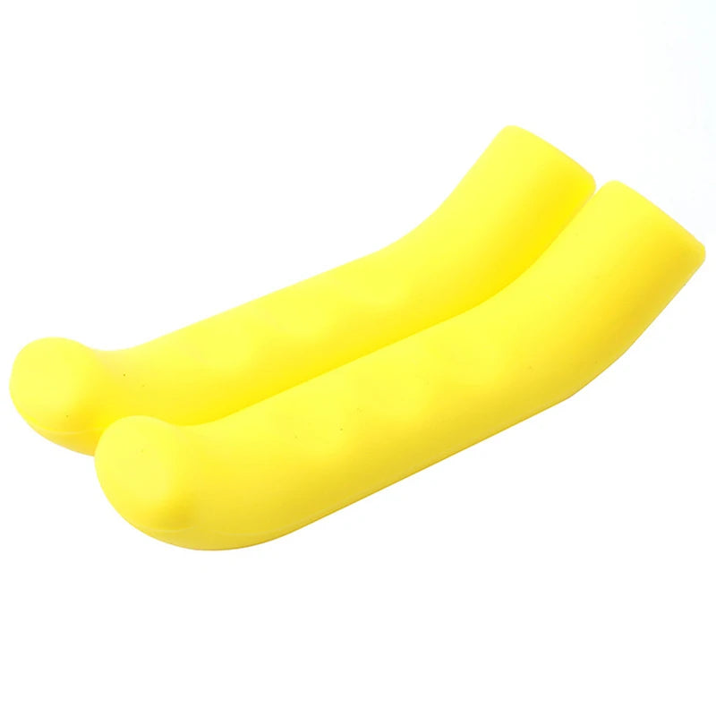 Bicycle Brake Handle Cover TPR MTB Grips Bicycle Handlebar Protect Cover Anti-slip Bicycle Protective Gear Bike Accessories Oasis Select Yellow