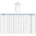 LIKE WISH 5/32 Inch (4Mm) Diameter Wire Rope Aluminum Sleeves Clip Fittings Cable Crimps 100Pcs Oasis Select Silver