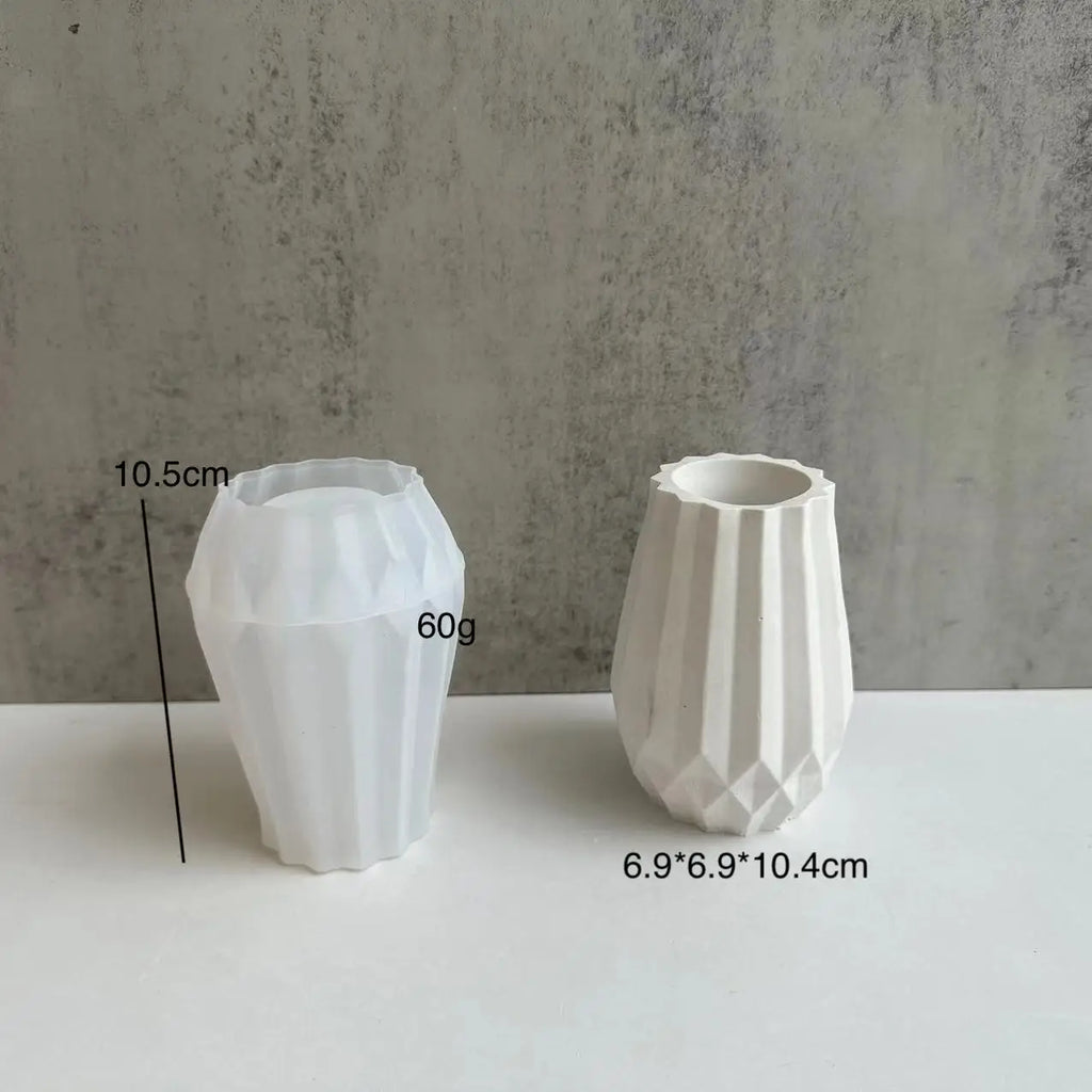 Vase Silicone Mold – DIY Concrete Resin & Plaster Flower Pot