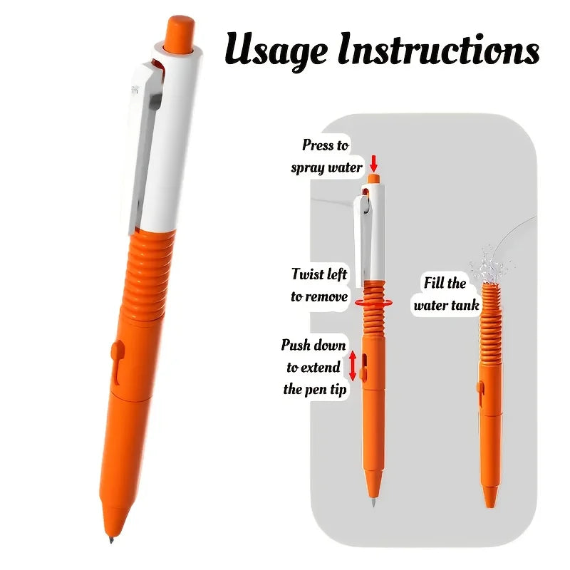 2-Pack Squirt Water Prank Pens – Funny Novelty Toy Gift for Kids Novelty Gag Toy Pen Oasis Select